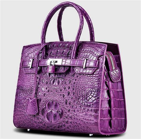 purple fake crocodile bag|Amazon.com: Faux Crocodile Handbags.